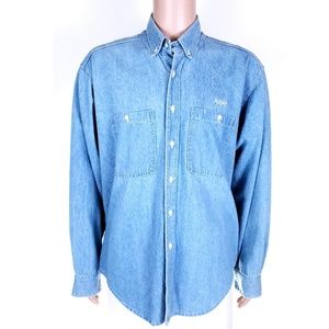 Norman Todd Classic Men Button Shirt Cotton "Apple" Size XL